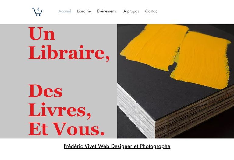 site internet et  e-boutique sécurisé réalisé par frédéric vivet web designer et photographe pour l'agence yourwebdesign.fr à Paris